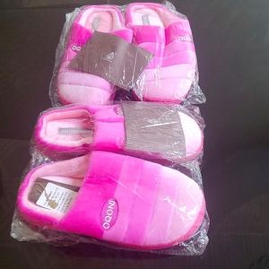 2 pairs NWT William&Kate pink size 💗 8m 38/39 fleece slippers